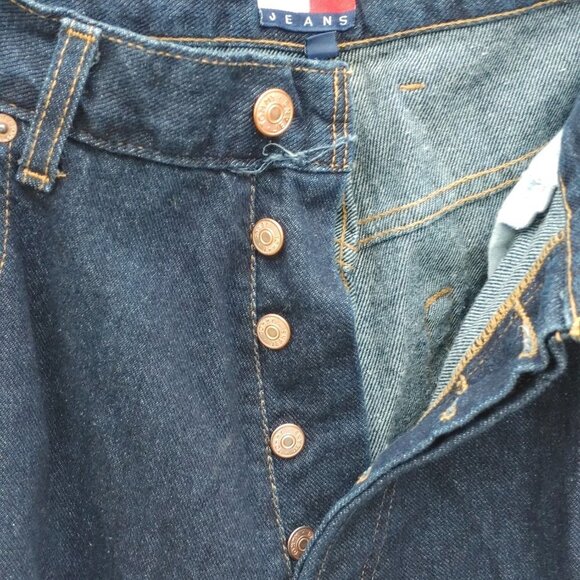 Tommy Hilfiger Jeans Mens 34x30 URBAN Jean Relaxed Denim Cotton Button Fly - Picture 3 of 13
